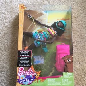 barbie camping fun made to move